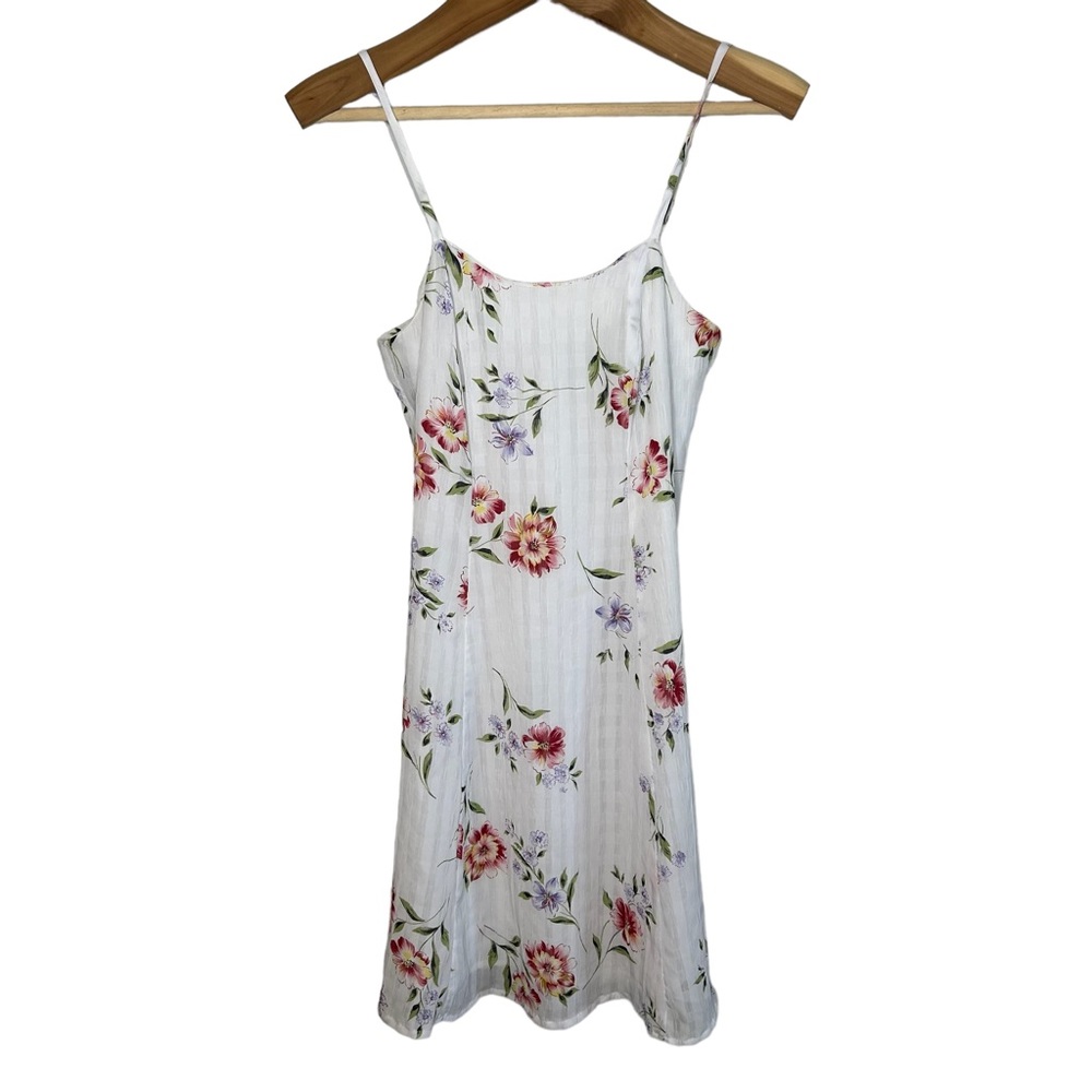 Fashion bug spaghetti strap dress size 6 floral lined